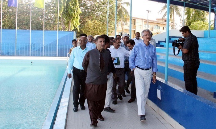 Mayor Karachi opens KMC Swimming Pool for General Public