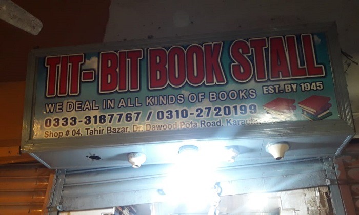 Tit-Bit Bookstall, a paradise for booklovers